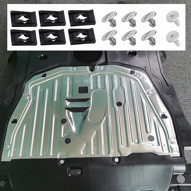 Arfepa for Honda Civic 2016 2017 2018 2019 2020 2021 Engine Splash Guard Under Car Shield Cover Board MPN 74110-TBA-A00 90674-TY2-A01 - Image 4